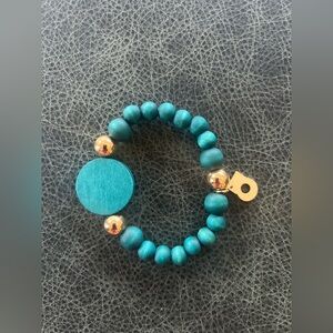 Aarikka Ilta Bracelet Dark Emerald Green Gold
